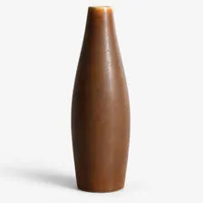 Large Palshus Torpedo vase Brown Hare Fur Glaze, Denmark 1960s