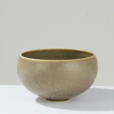 Palshus Unique stoneware bowl, Denmark 1950s