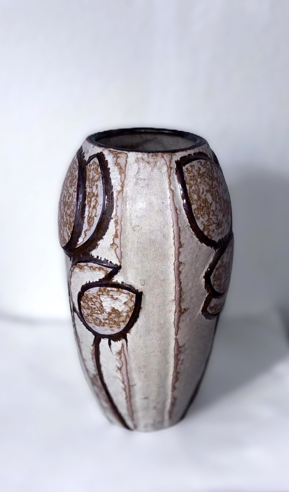 Stentøjsvase fra Søholm, udført af keramiker Naomi Backhausen (1938-2011), Danmark 1970