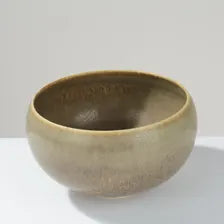 Palshus Unique stoneware bowl, Denmark 1950s