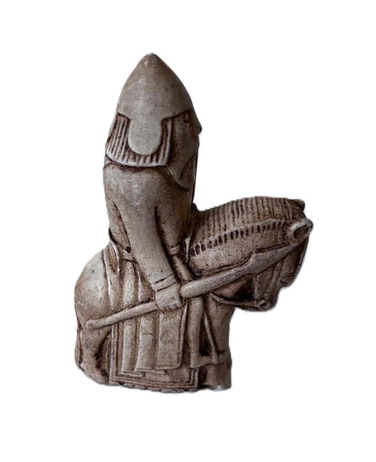 Fun old Knight figure made of Alabaster