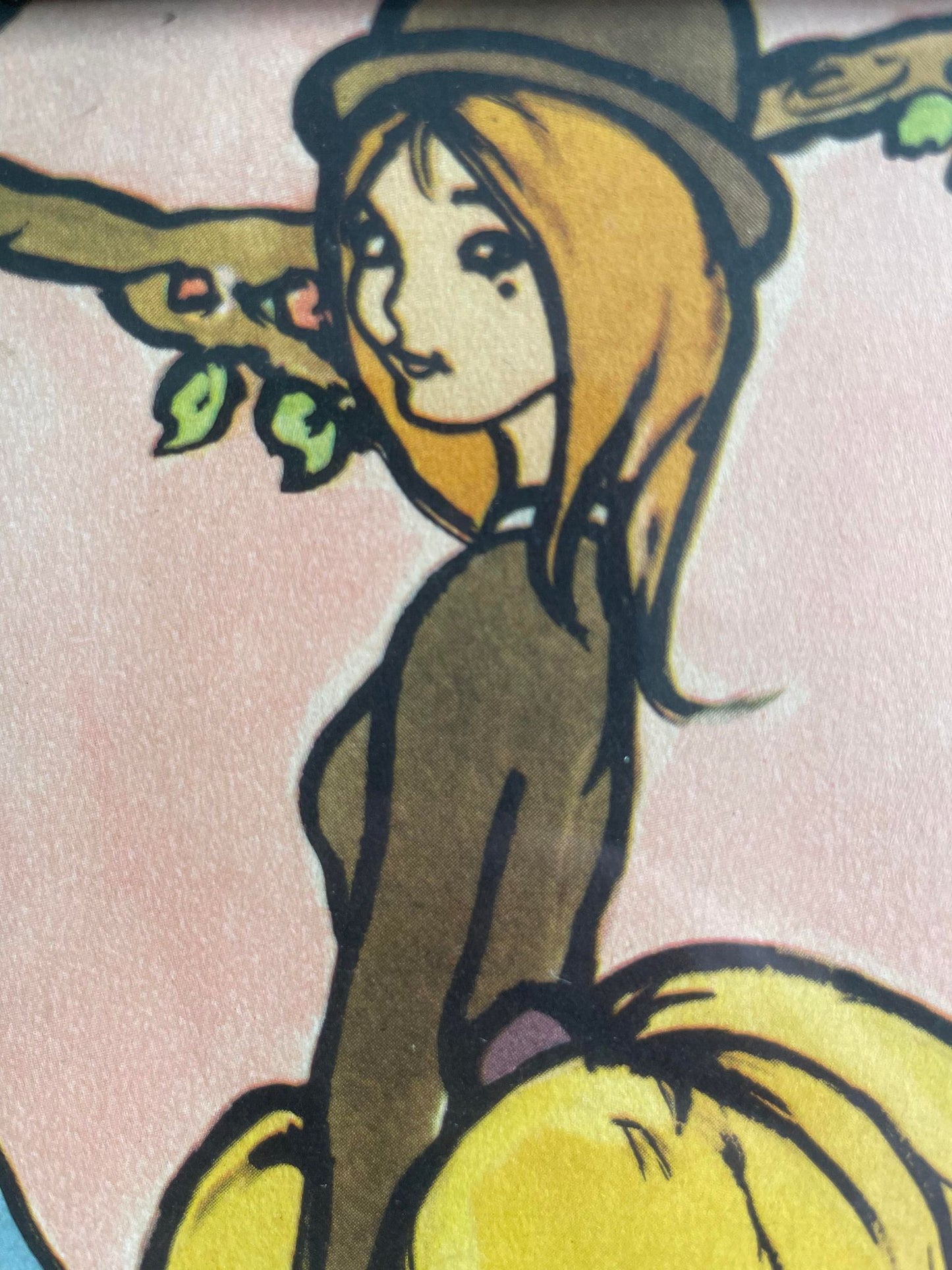 Beautiful old pin up print by Christel Marott (b. 1919-1992) - no. 013050