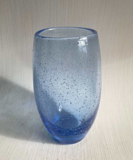Smuk vintage glasvase - nr. 0630
