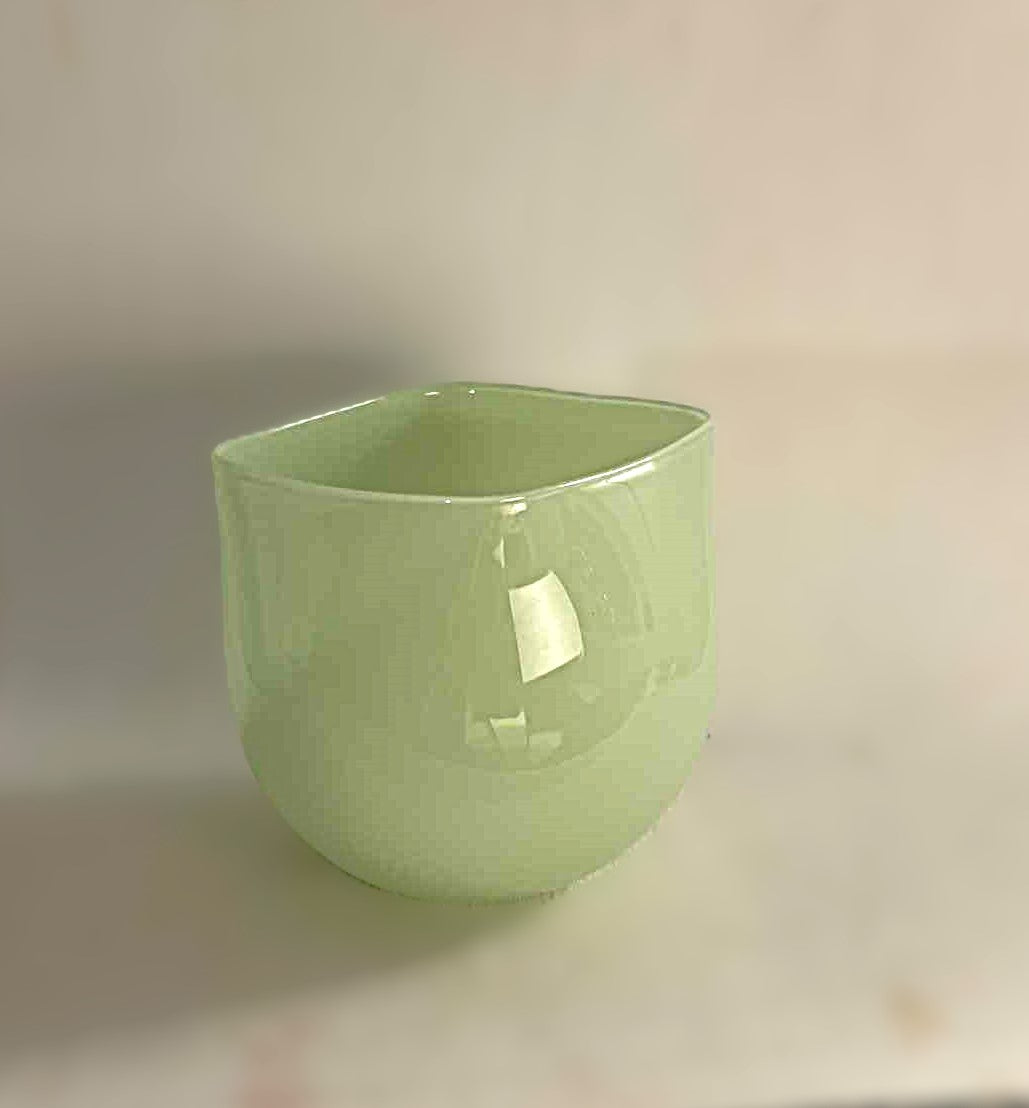 ホルムガード デンマーク - ピーター・スヴァラー「クアドロ」ガラス花瓶 1990年代