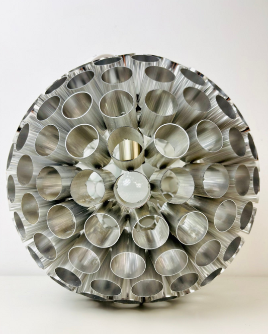 Iconic Space Age pendant lamp from the 1970s, produced by Kenwell Lighting