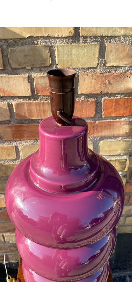 Flot stor keramik gulv lampe - nr. 06010