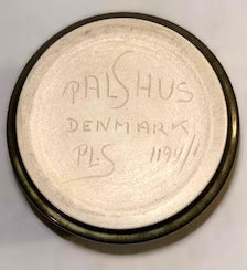 Two Hare Fur Glazed Jam Jars from Palshus, Denmark 1960s