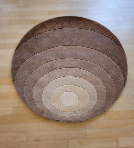Verner Panton 1926-1998. Circular rug made of 100% New Zealand wool - no. 254789