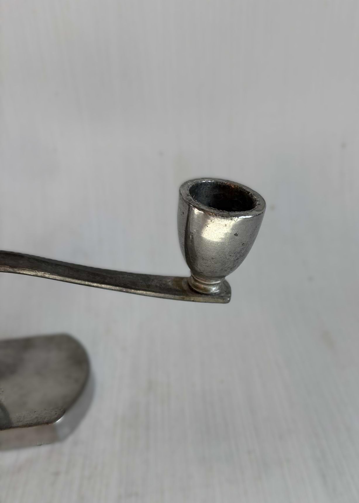 Art Deco Danish Candleholder made in pewter, design by Just Andersen, Denmark 1930s