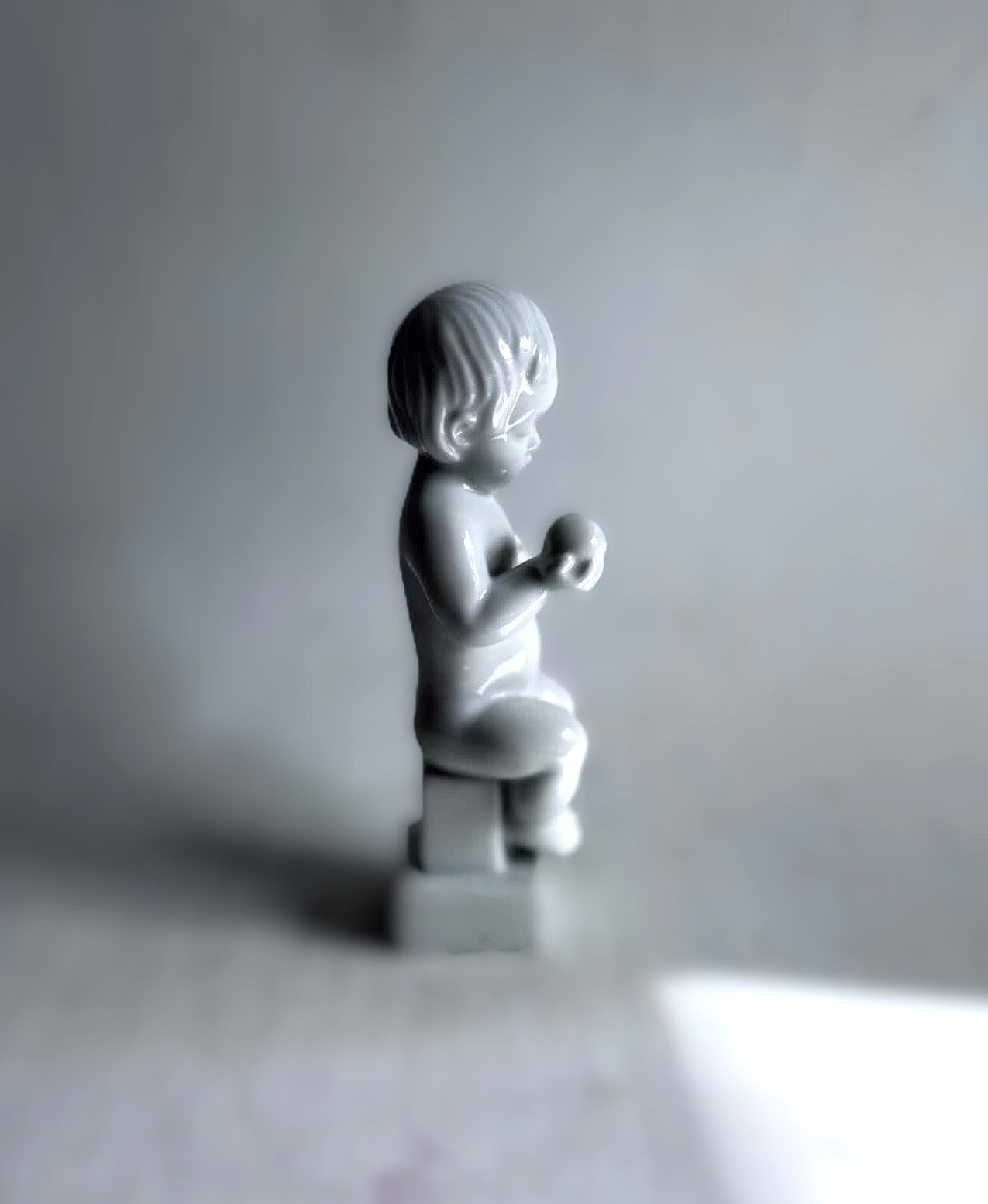 1936 Bing & Grøndahl Svend Lindhart Porcelain Child Figure - Danish Collectible