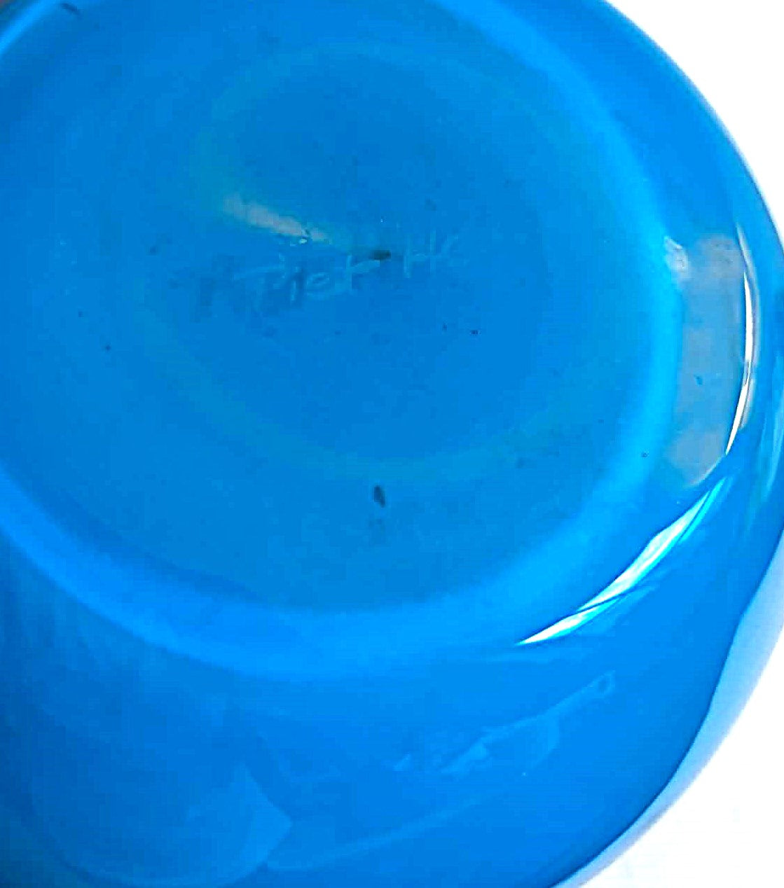 SUPER vase by Piet Hein in coloured glass