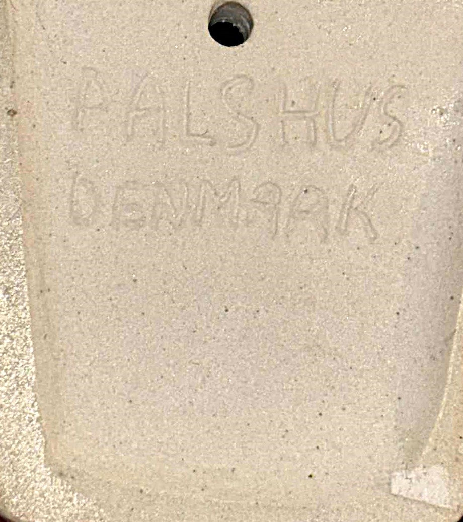 ケルド・ジョーダン（パルシュス社） – 野ウサギの毛皮釉を施した希少な炻器の鳥、デンマーク、1960年代