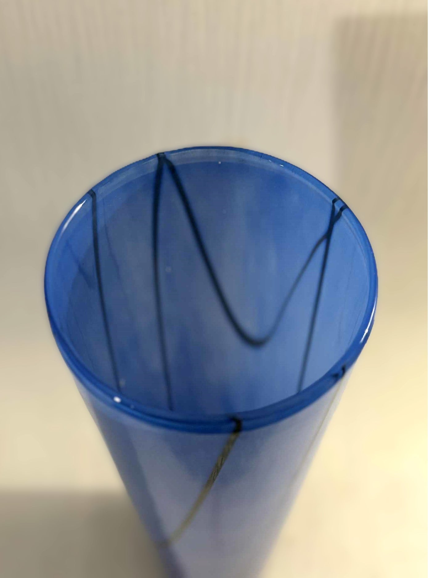 Tall Flower vase Blue Black Woodlands Tall Glass Vase Anna Ehrner Woodlands (2001) Vase