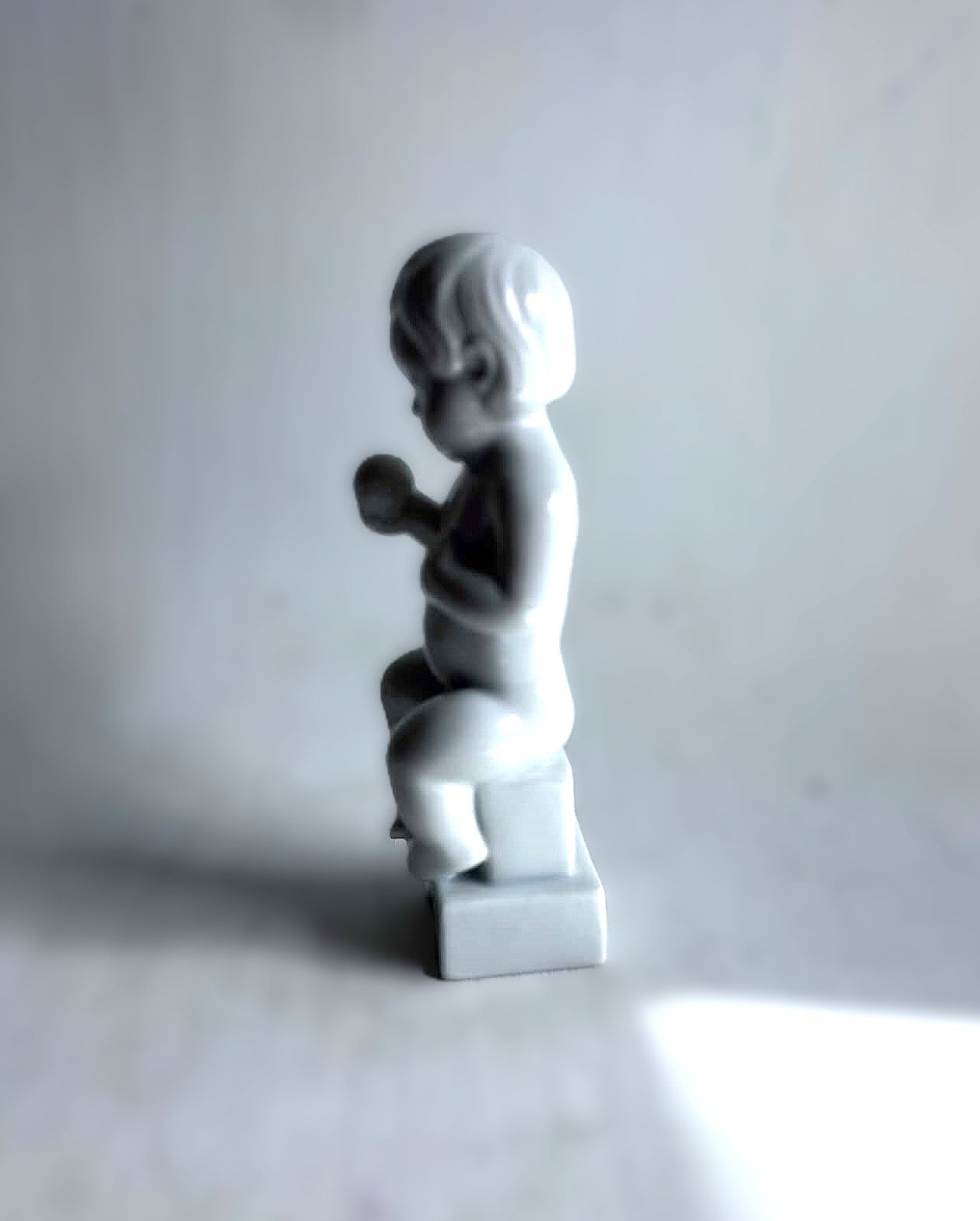 1936 Bing & Grøndahl Svend Lindhart Porcelain Child Figure - Danish Collectible