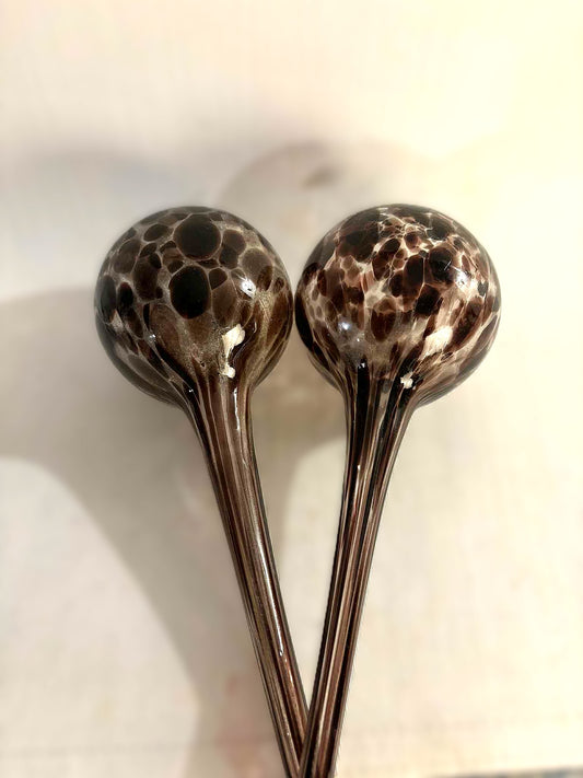 植物用自動給水ガラス電球 紫色 ウォーターグローブ フィーダー 屋内ガーデン 自動ツール