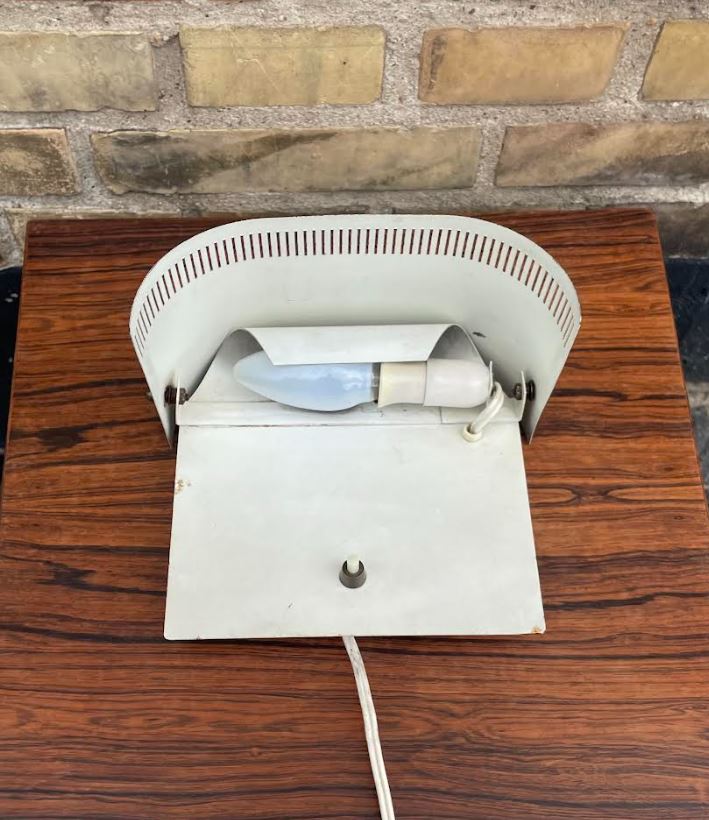 Retro bedside lamp in metal - no. 09024