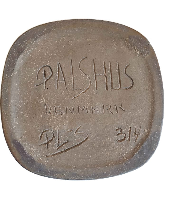 Palshus stoneware vase in Chamotte style by Per Linnemann Schmidt, Denmark 1960s