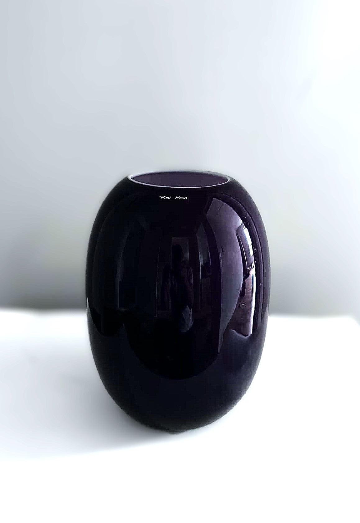 SUPER vase fra Piet Hein i farvet glas