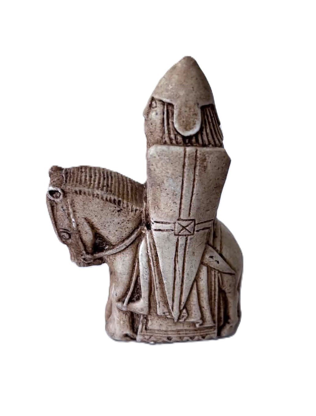 Fun old Knight figure made of Alabaster