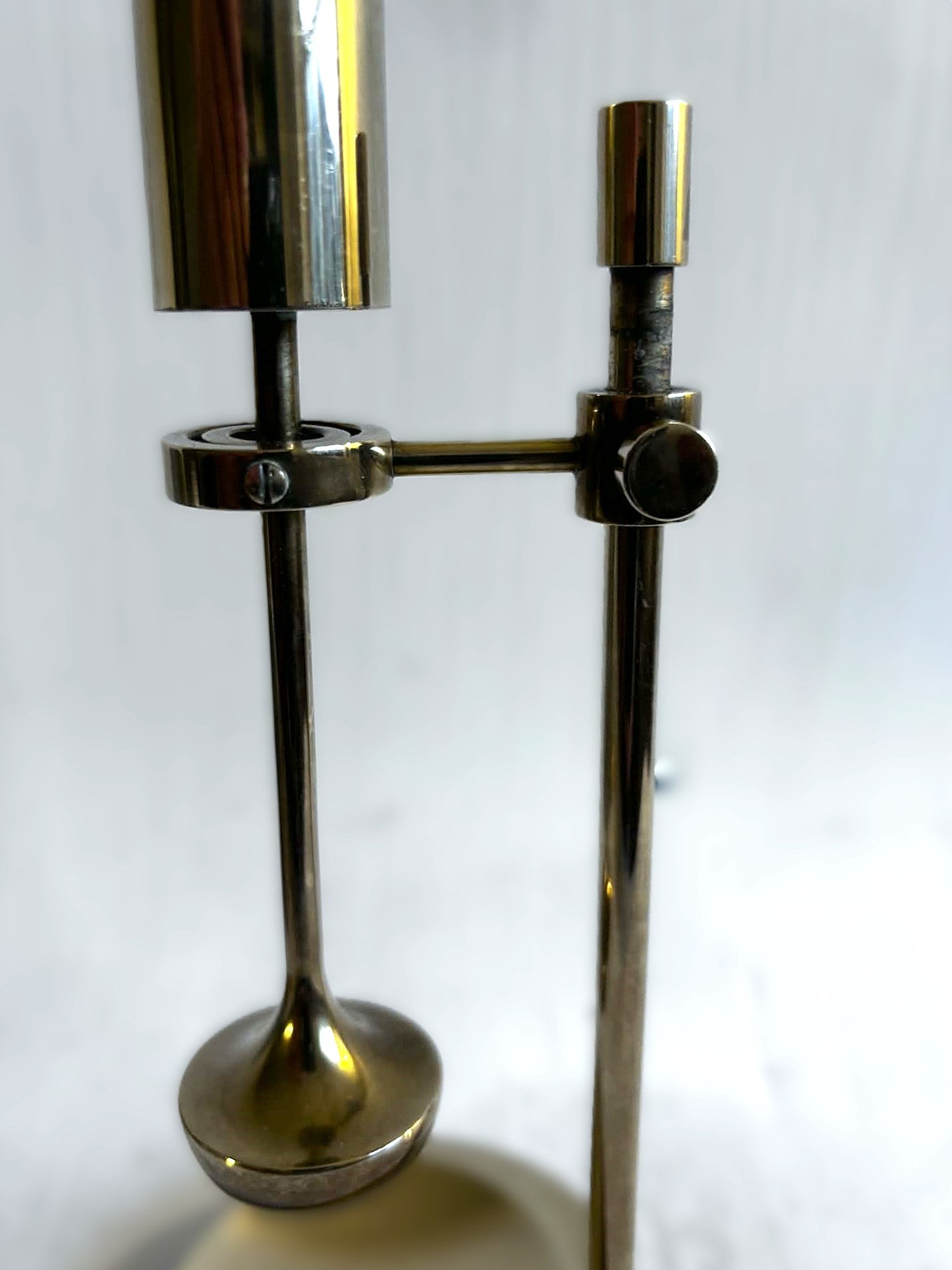 Vintage dansk Skibsolielampe af messing med gyro-ophæng, Danmark 1950`erne