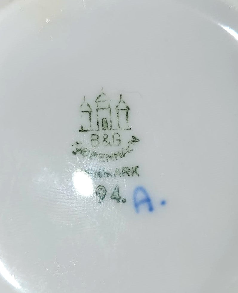 Danish vintage Empire Sugar Bowl from Bing & Grøndahl, Denmark 1970s