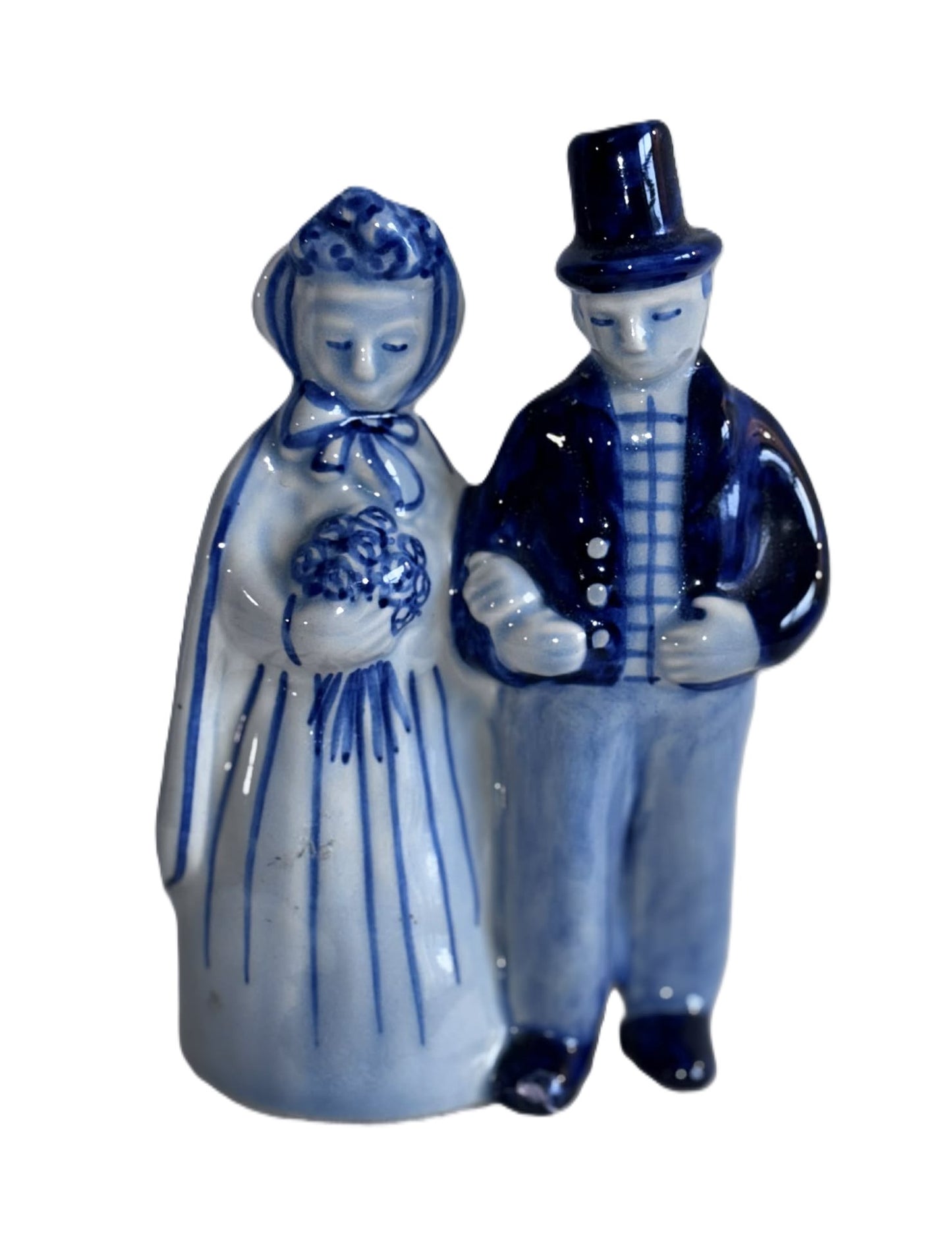 Søholm - Porcelain Figurine Bridal Couple Blue and White