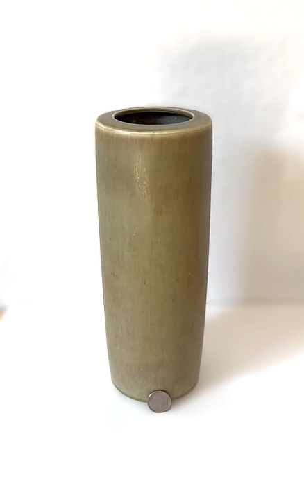 Exceptional large and rare stoneware vases from Palshus, in hare fur glaze, Denmark 1960s