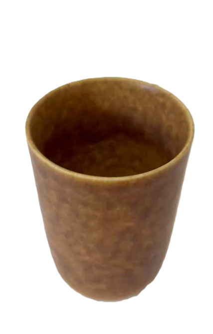 Palshus Hare Fur Glazed stoneware vase, Denmark 1969