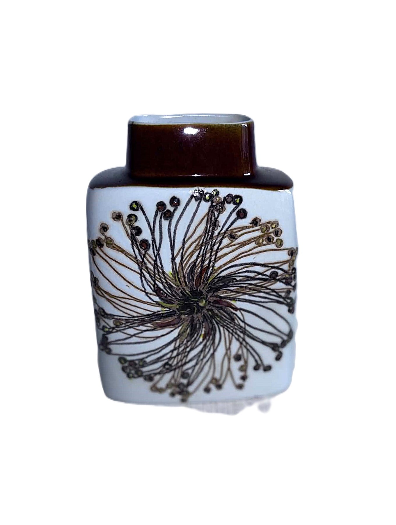 Danish Porcelain Baca Faience Vase by Ellen Malmer for Royal Copenhagen, 1960s
