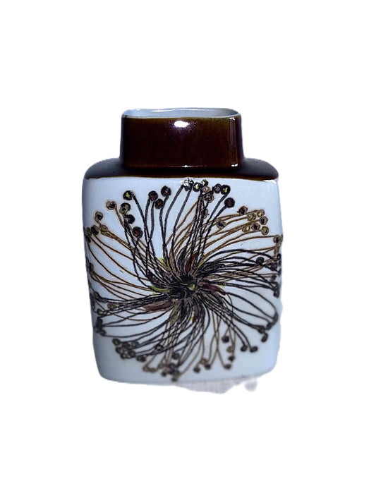 デンマークの陶磁器 Baca Fayence Vase, エレン・マルマーによるロイヤル・コペンハーゲン製、1960年代