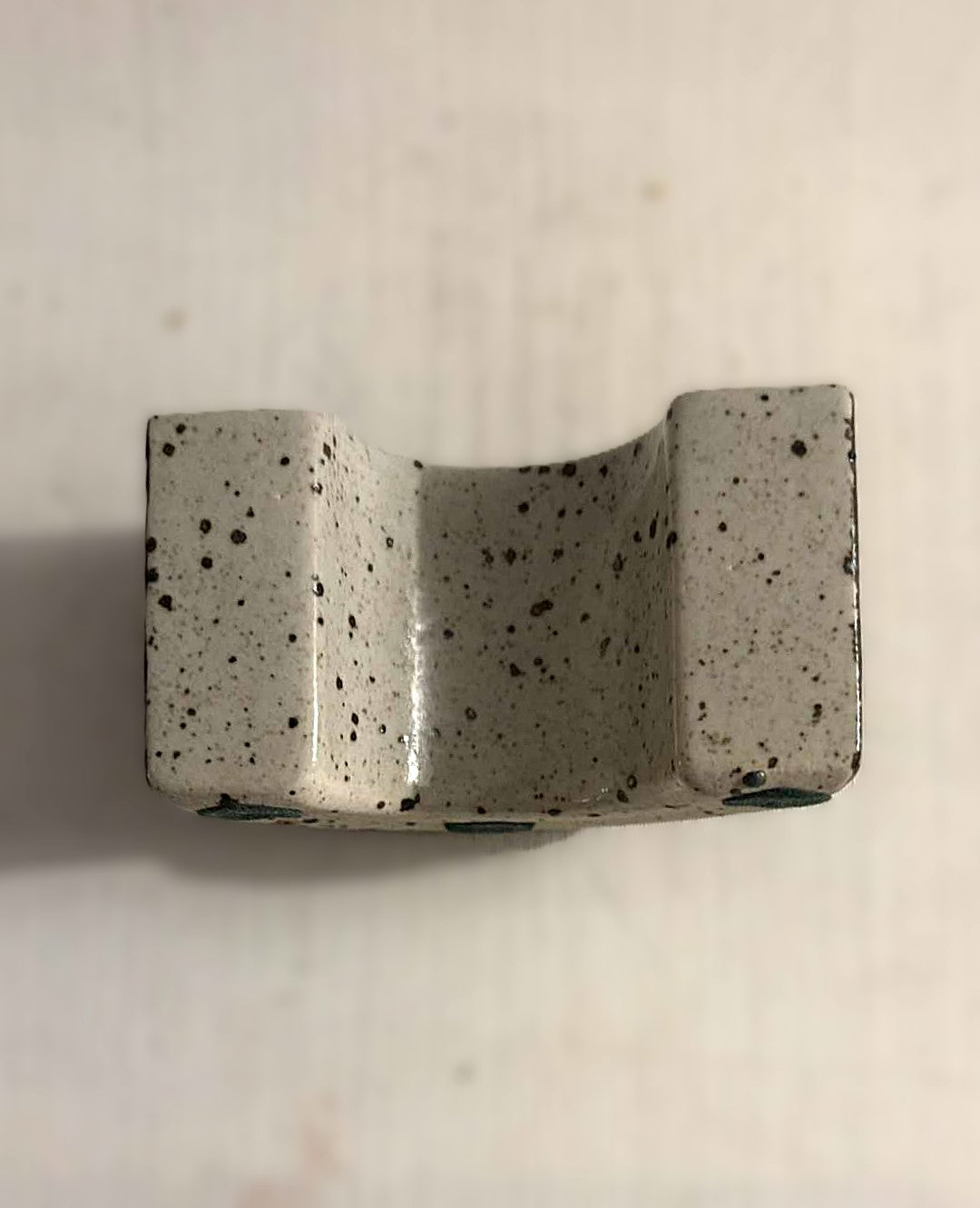 Small Stoneware vase, made in a circular shape, Palshus Denmark 1960s