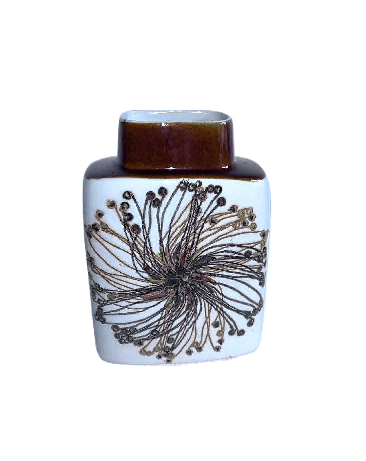Danish Porcelain Baca Faience Vase by Ellen Malmer for Royal Copenhagen, 1960s