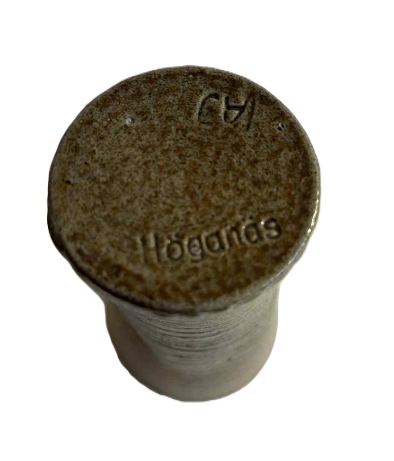 Smuk mellemstor retro vase fra Svenske Hoganas keramik - nr. 8742300254