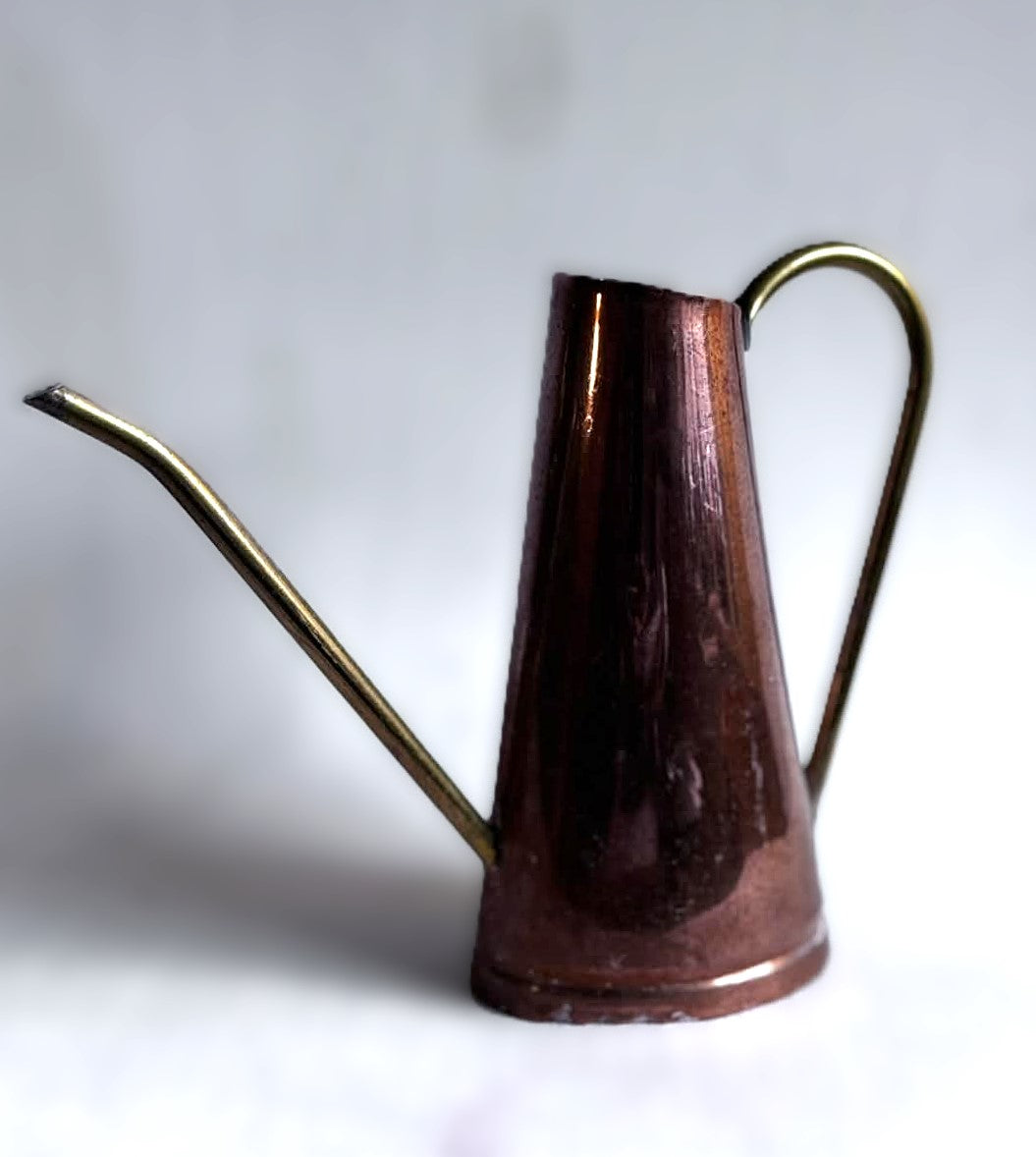 Vintage watering can made of copper and brass, attributed to Carl Auböck, 1950s