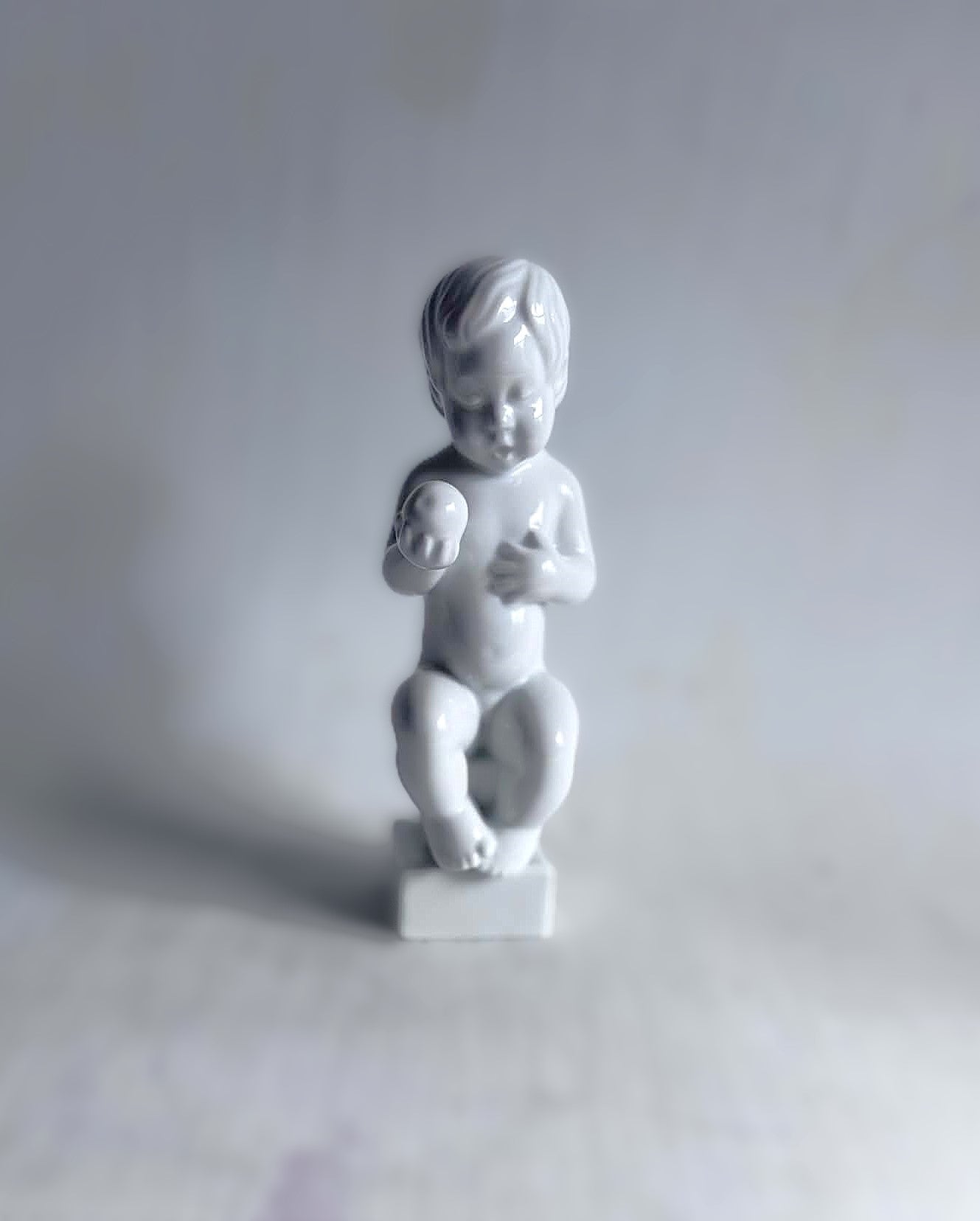 1936 Bing & Grøndahl Svend Lindhart Porcelain Child Figure - Danish Collectible