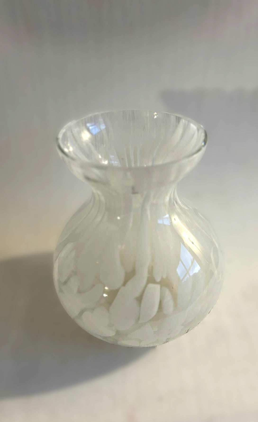 Smuk Holmegaard Vase af mundblæst glas - nr. 548024018