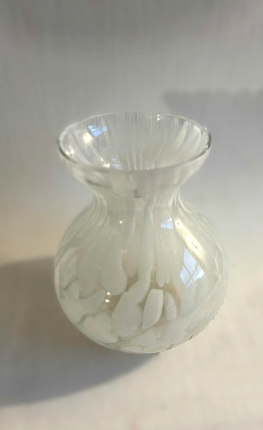 Smuk Holmegaard Vase af mundblæst glas - nr. 548024018