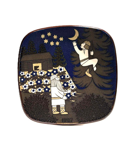 Kalevala Arabia フィンランド 1987 コレクター プレート、Raija Uosikkinen 作、ウォール プレート