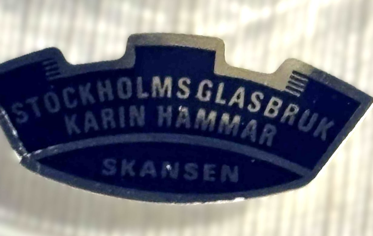 ストックホルムのグラスブルック Karin Hammar Skansen のガラスボウル