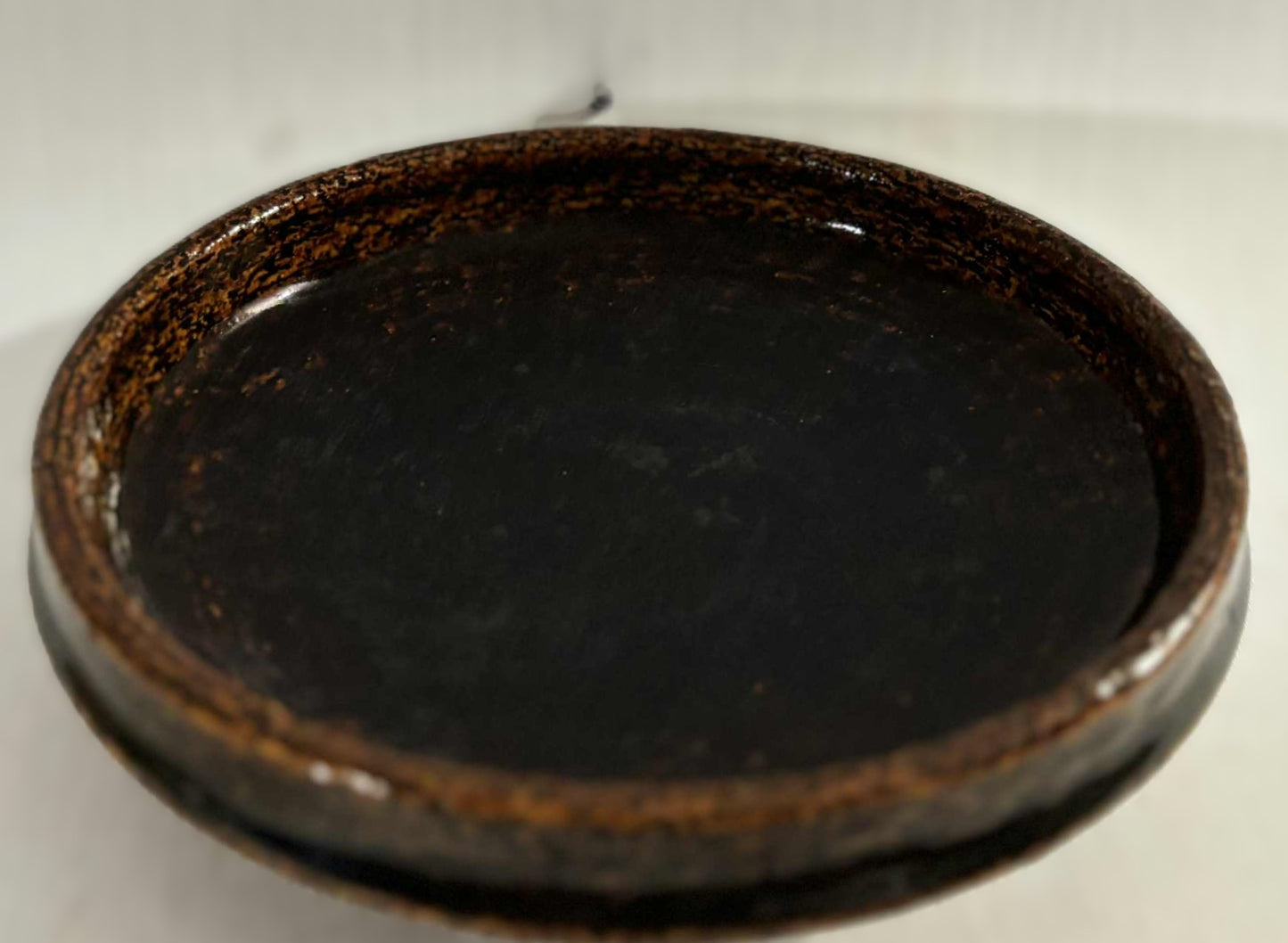 1960年代、デンマークのパルシュース産のミディアムサイズで希少な釉薬をかけた石器の皿