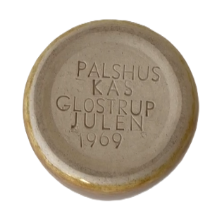 Palshus Hare Fur Glazed stoneware vase, Denmark 1969