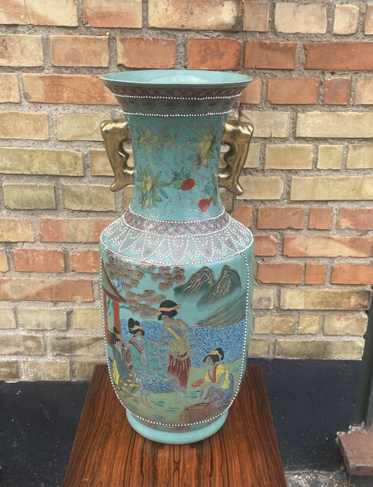 美しい中国磁器の床花瓶 - no.