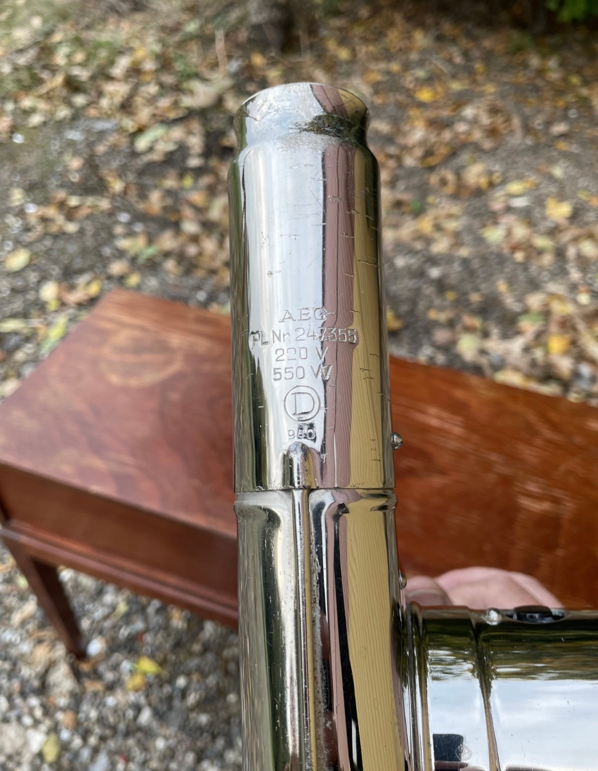 Vintage AEG blow dryer, design by Peter Behrens - 09177