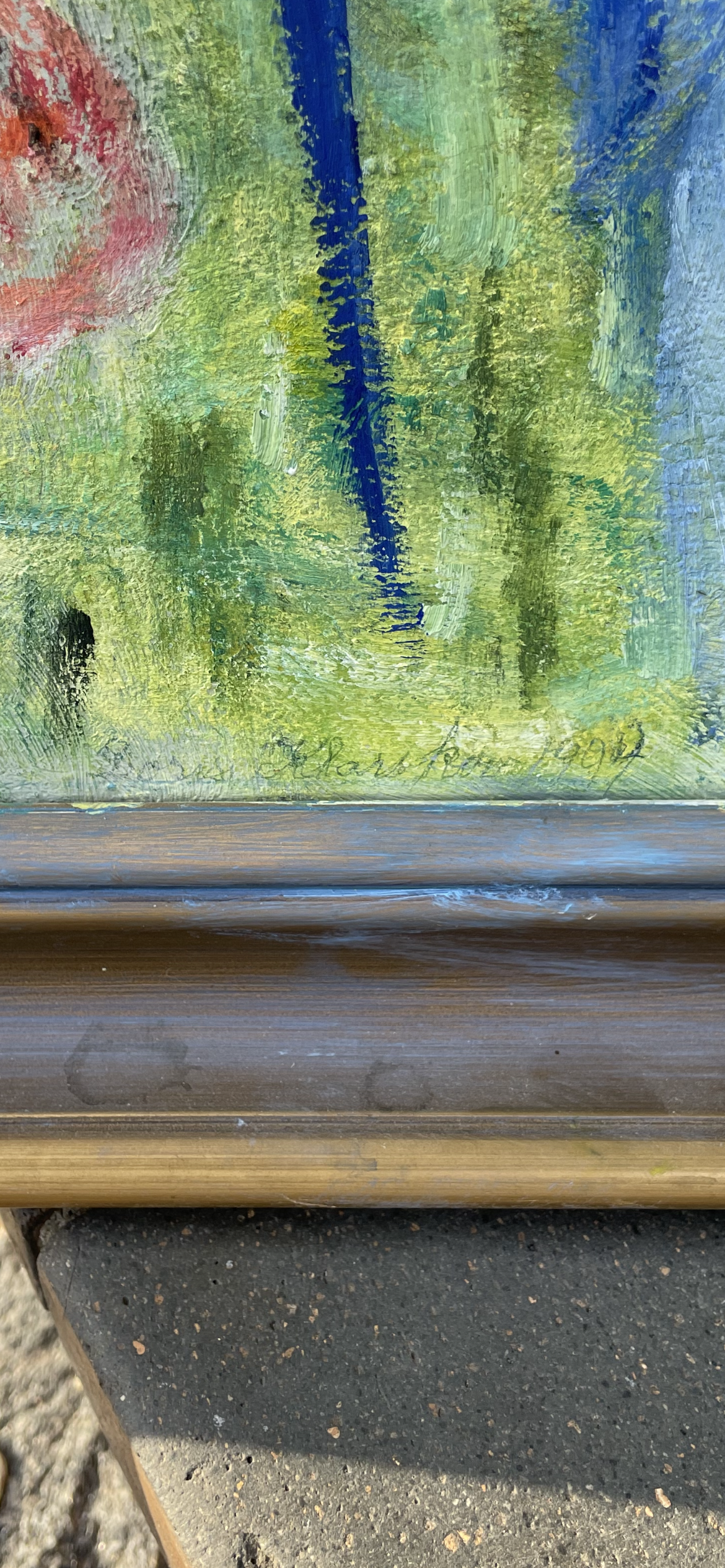 Flot maleri, olie på lærred - nr. 011025