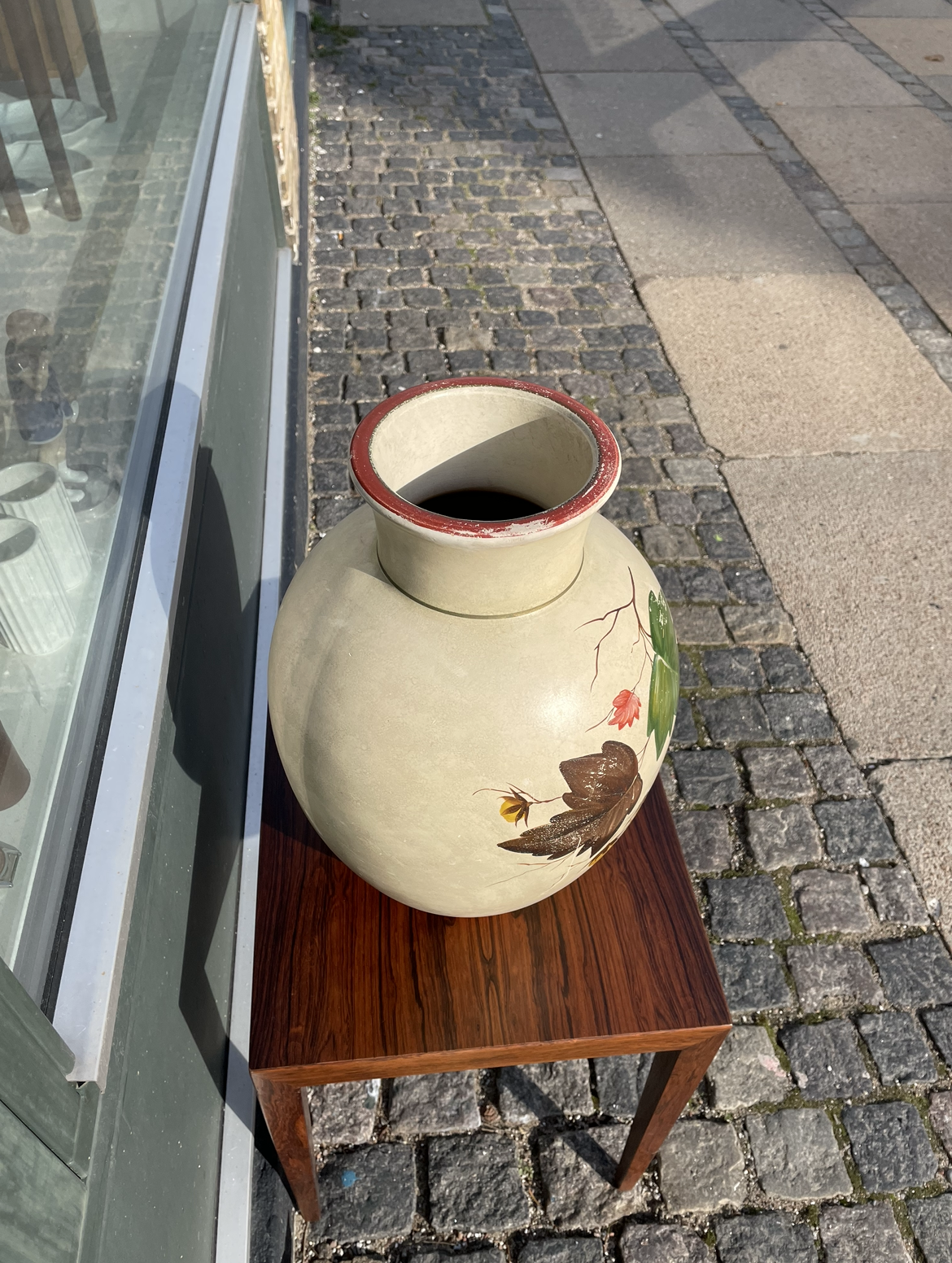 Beautiful Knabstrup floor vase - no. 011350
