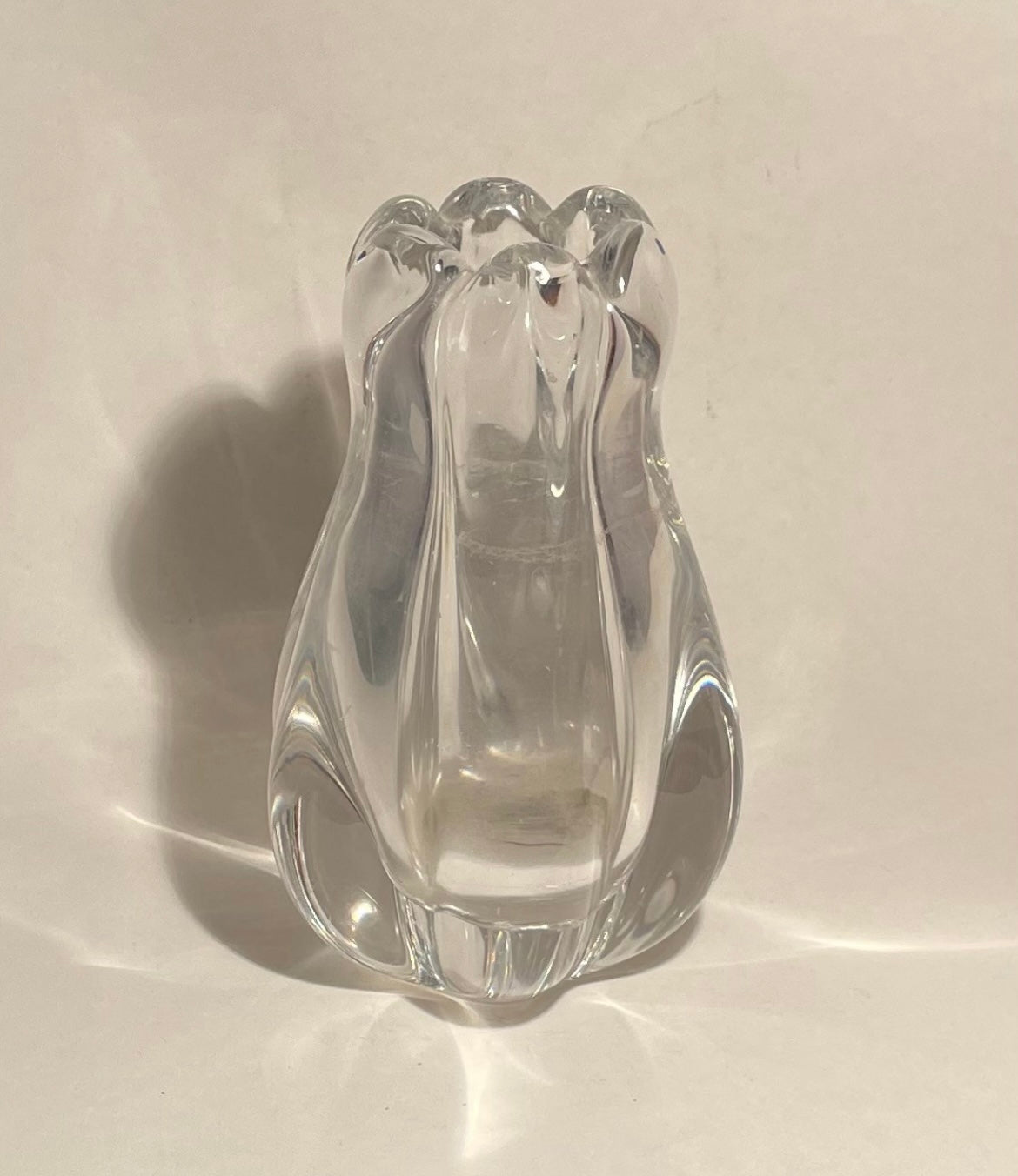 Flot Vicke Lindstrand glas vase fra orrefors - nr. 01996