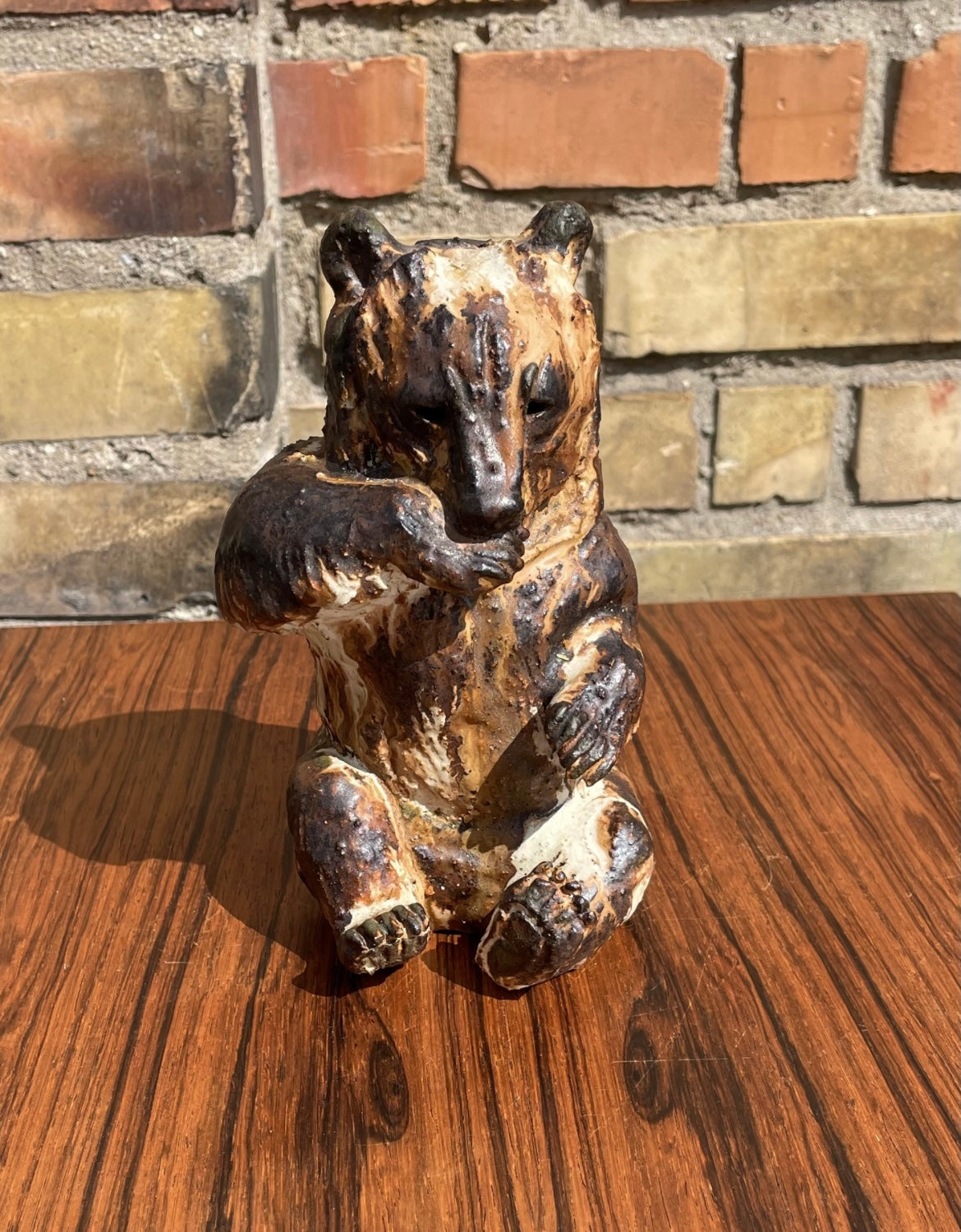 Beautiful Arne Ingdam Bjørn in stoneware - no. 015050