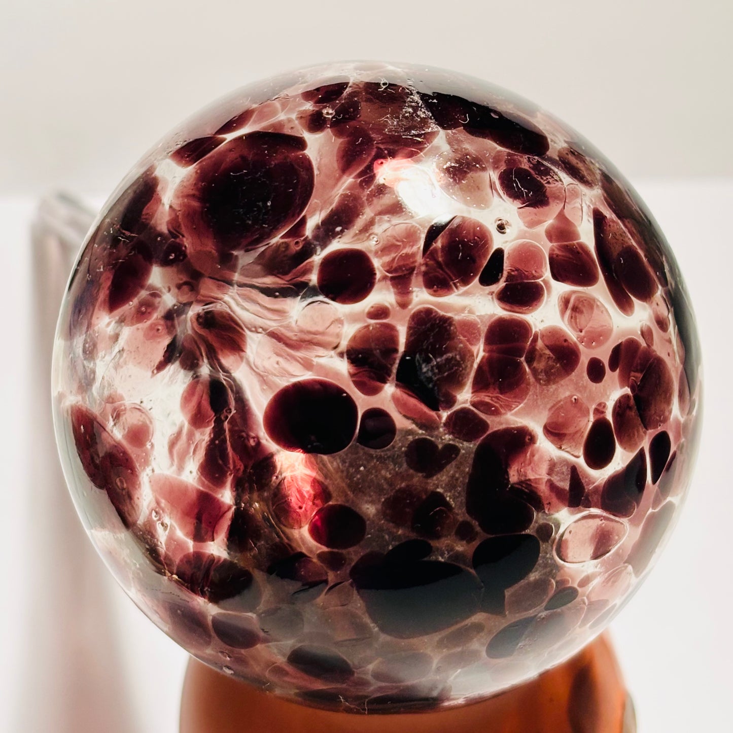 植物用自動給水ガラス電球 紫色 ウォーターグローブ フィーダー 屋内ガーデン 自動ツール