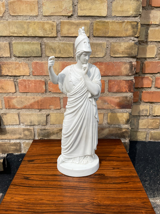 Stor Bing og Grøndahl Biscuit figur, Athena kvindefigur efter Thorvaldsen - nr. 04050