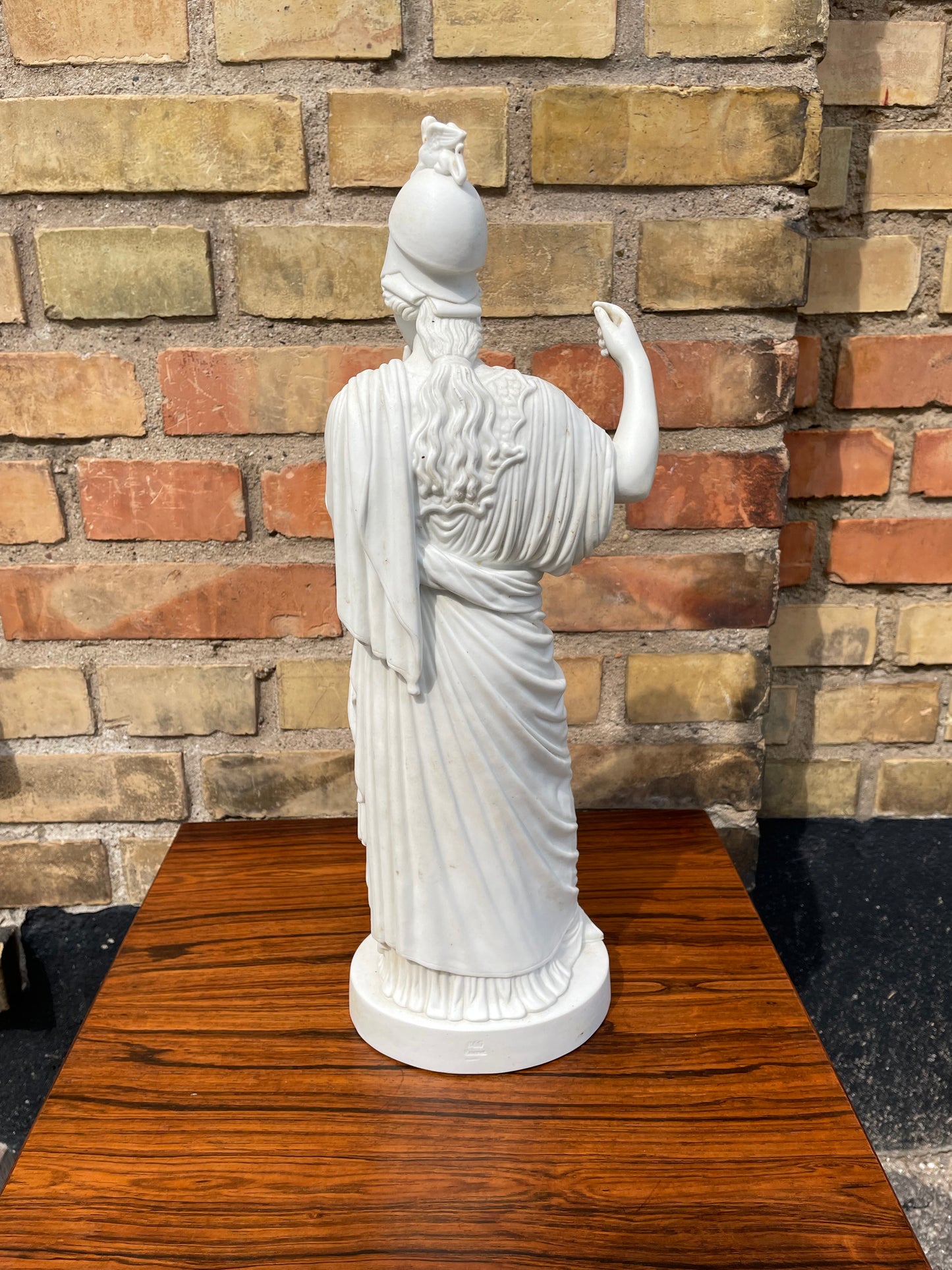 Stor Bing og Grøndahl Biscuit figur, Athena kvindefigur efter Thorvaldsen - nr. 04050